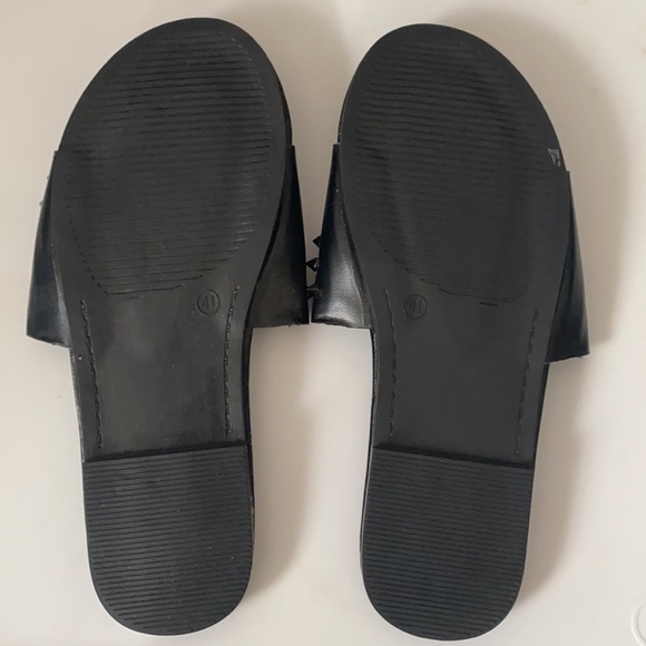 Black Spiked Sandals - Picture 3 of 3